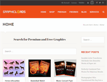 Tablet Screenshot of graphicloads.com